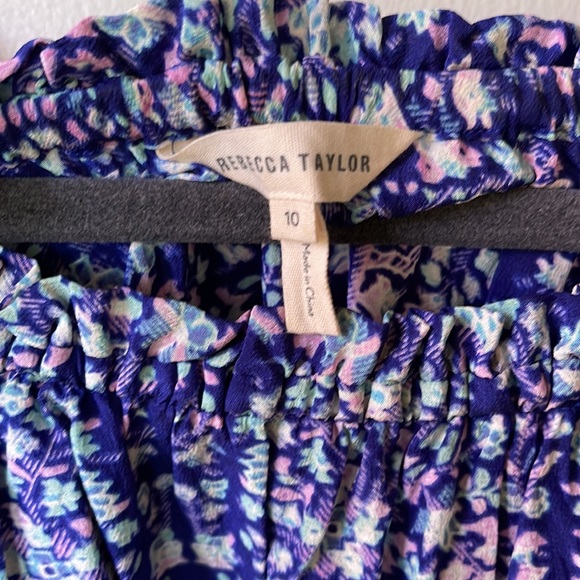 Rebecca Taylor off the shoulder silk blouse - Picture 3 of 4